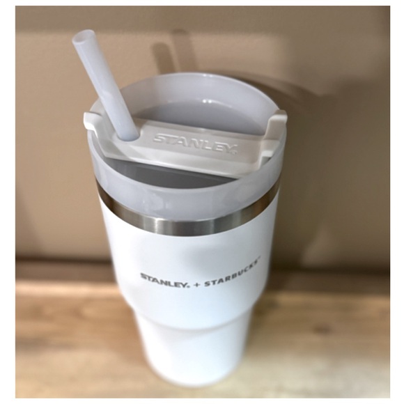 NEW Stanley + Starbucks Taiwan White Stainless Tumbler - Picture 5 of 10
